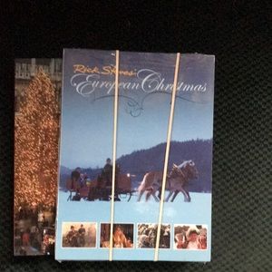 Rick Steves European Christmas on DVD and book brand new
